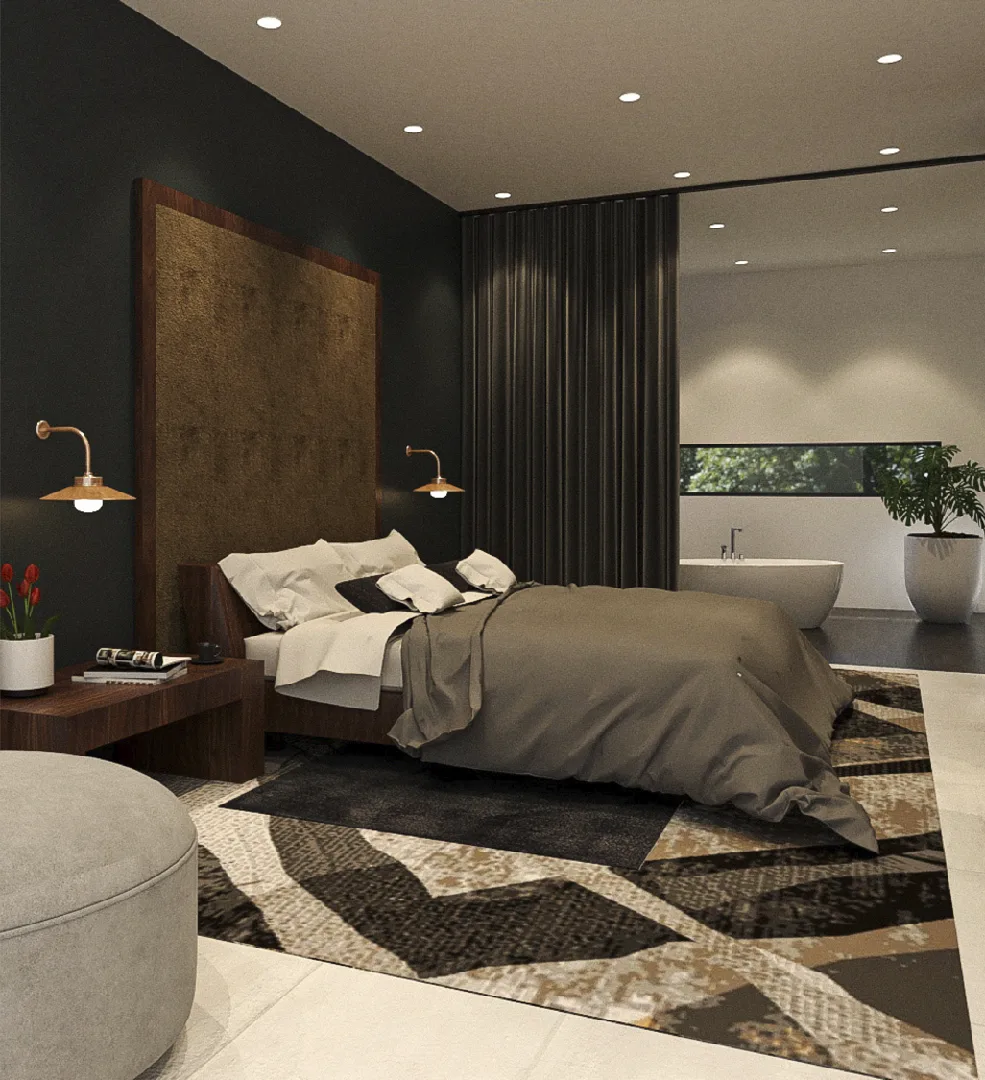 Interior de Casa MDG en Zacatecas, proyecto de la Arq. Tania Yepez Bugarín